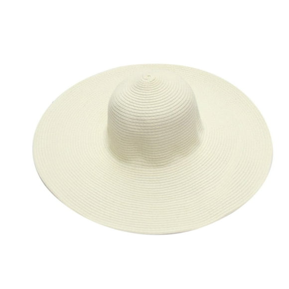 ¡Rebajas! Sombrero Fdelink con protección UV para el sol, sombreros de verano para mujer, anchos, sombrero de playa de paja Bongrace para mujer, gorra para niña, sombreros plegables para mujer, color