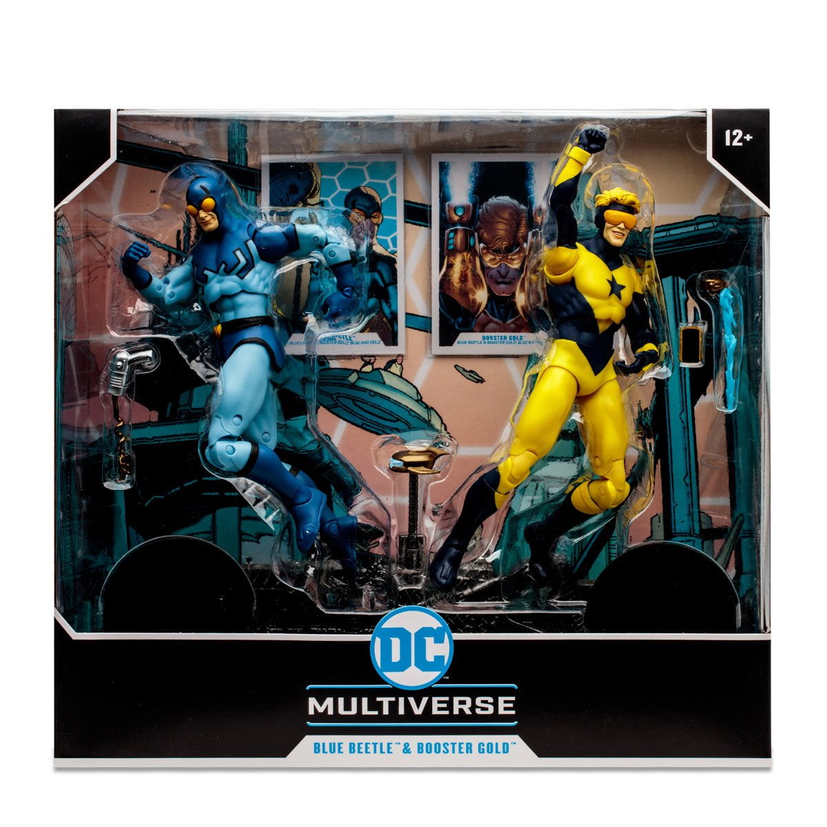 Mcfarlane Toys DC Booster Gold and Blue Beetle 2 Pack Action Figure
