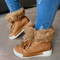 thumbnail image 2 of uvwlwu Sneakers for Women Female European And Winter Short Top Long Snow Boots With A Large Style Thickened And Boots, 2 of 4