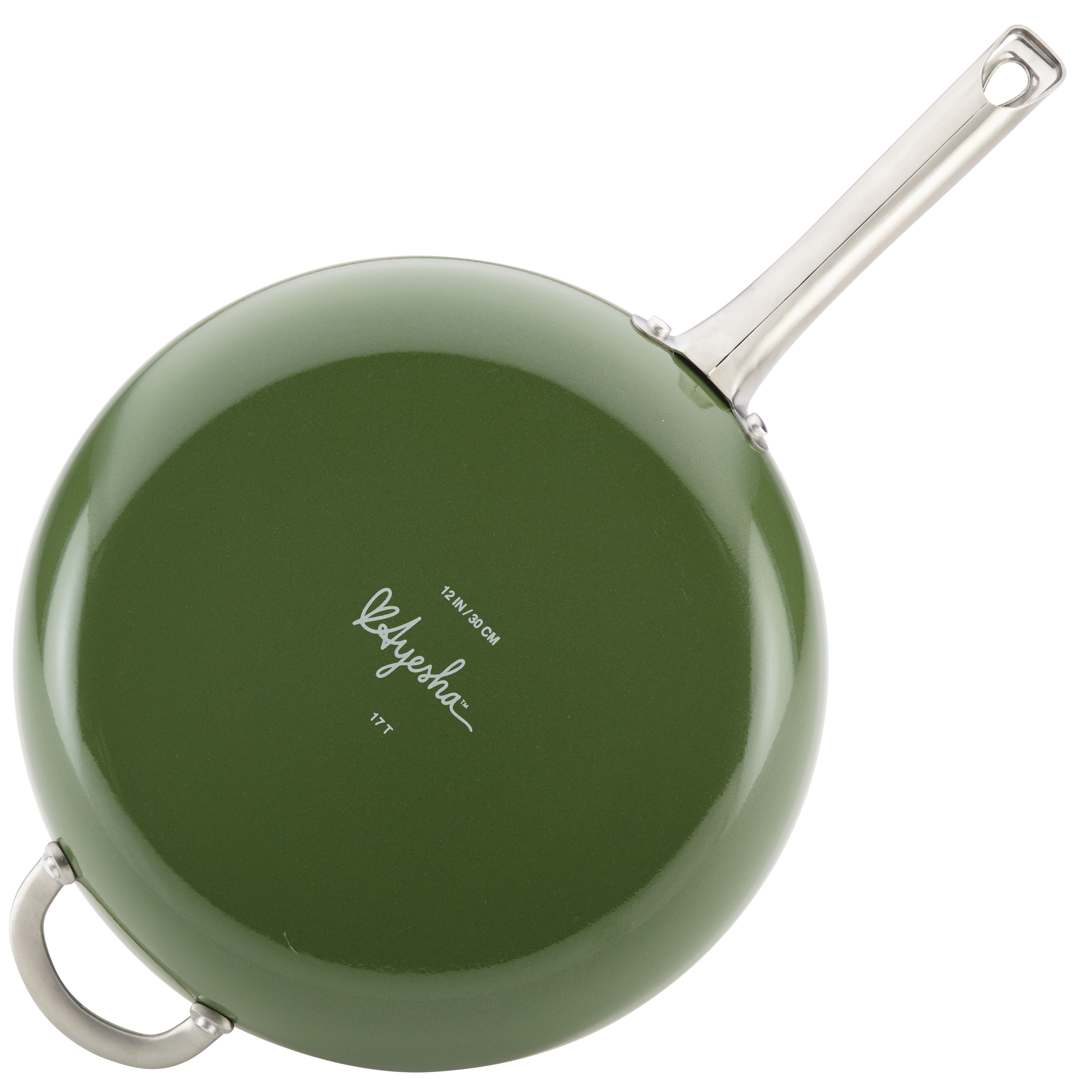 Ayesha Curry Home Collection Porcelain Enamel Nonstick Frying Pan Set -  Brown, 2 pc - Fry's Food Stores