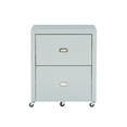 thumbnail image 6 of Linon Lakelyn 2-Drawer Rolling File Cabinet, Gray Finish, 6 of 19