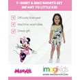 thumbnail image 3 of Disney Minnie Mouse Infant Baby Girls T-Shirt and Shorts Outfit Set Yellow Flowers 12 Months, 3 of 5