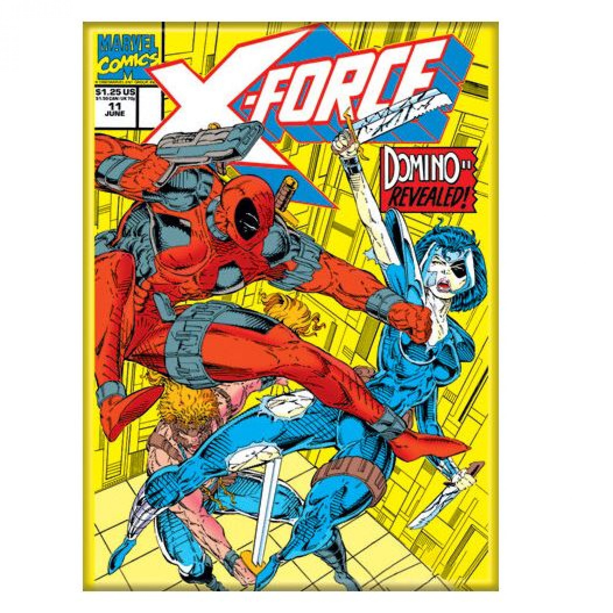 Deadpool X Force Comic Cover Domino Revealed Magnet Walmart Com