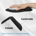 thumbnail image 4 of sixwipe Ergonomic Mouse Pad with Wrist Rest, No Slip Foldable Keyboard Wrist Rest and Computer Wrist Support, Memory Foam Wrist Pad for Keyboard for Easy Typing and Hand Pain Relief, 4 of 7