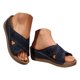 thumbnail image 2 of MKLEKYY Sandalias Flexibles de Mujer, Sandalias de Verano Lisas Informales Con Punta Abierta y Cuñas, Cómodas Sandalias de Playa, Zapatillas, 2 of 4