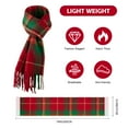 thumbnail image 4 of COOPLUS 3-Pack Winter Scarves for Adults, Soft Plaid Pattern Cozy Warm Shawl Wrap, Unisex Fashion Scarf for Men and Women, 4 of 6