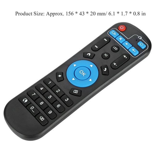 TV Box Control Remoto, para T95Z Plus T95U Pro T95V Pro Q Plus QBOX Set Top Box, Mando a Distancia de Repuesto Original, Reemplazo Controlador Remoto, Control Inalámbrico de 8M Control Remoto Higoodz Accesorios Electrónicos