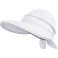 thumbnail image 1 of Chapeaux pour Femmes UPF 50+ Protection Solaire UV Visière de Plage Convertible, 1 of 6