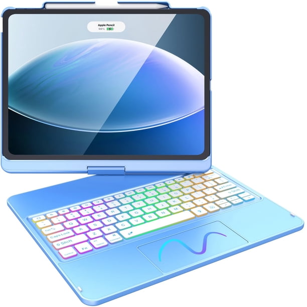 Funda con Teclado FUWANG para iPad Air 13" M3/M2 Pro 12.9"