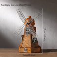 thumbnail image 4 of Vintage Resin Windmill Ornaments Holland Style Piggy Bank Figurine Building Antique Craft Europe Models Home Cafe Decor, 4 of 5