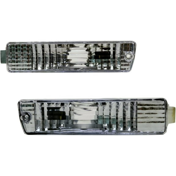 RTMOTO fit for 90-92 Classic MK2 Golf/Jetta Sedan Euro Big Bumper Tuning Turn Signal Lights Crystal Clear