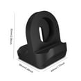 thumbnail image 4 of Cateissary Soporte de carga para reloj inteligente, soporte de cargador antideslizante, soporte de mesita de noche de pequeña portátil, Electrónica Negro, 4 of 6