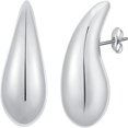 thumbnail image 1 of par de aretes dorados, 1 of 5