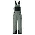 thumbnail image 3 of Boys Snow Bibs Outdoor Ski Snow Overalls for Girls Winter Thermal Ski Pants (Grey 10-11 Years), 3 of 8