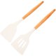 thumbnail image 2 of 2 espátulas de silicona para cocinar, utensilios de cocina con mango de madera., 2 of 6