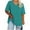 Light Blue, variant on Htigea Women's Plus Size V Neck T Shirts Summer Half Sleeve Tees Casual Loose Fit Tunic Tops Today Sales White,2XL