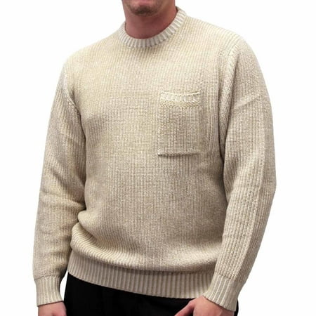New w/ Tags Cellinni Collection Mens Pullover Knitted Sweater - Oatmeal ...