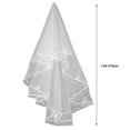 thumbnail image 3 of YAOBAMM Pure Color Wedding Veil Bride Wedding Tulle Ultrathin See through Mesh Single layered Lightweight Solid Color Decorative Bridal Marriage, 3 of 6