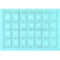 thumbnail image 1 of Ahgly Company Indoor Rectangle Solid Light Blue Modern Area Rugs, 5' x 7', 1 of 4