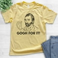 thumbnail image 2 of Kids Gogh For It Vincent Van Gogh Shirt, Youth Kids Boy Girl T-Shirt, Artist Funny Art Painting Painter's Tee, Yellow, Large, 2 of 4