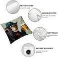thumbnail image 6 of Animal Monkey Chimpanzee Drinking Pillowcase for Body Pillow Long Soft Throw Pillow Case Cover for Bed Couch, 6 of 7