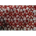 thumbnail image 4 of oneOone Cotton Silk Red Fabric Sunflower Floral Diy Clothing Quilting Fabric Print Fabric By Yard 42 Inch Wide, 4 of 4