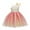 Beige, variant on Little Girls Dresses Vacation Dresses Faddish Comfort Oblique Shoulder Print Sleeveless Flower Girl Dresses Going Out Dresses Cute Dresses