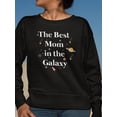 thumbnail image 2 of The Best Mom In The Galaxy Sweatshirt Women -SPIdeals Designs, Female x-Large, 2 of 4