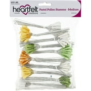 Heartfelt Creations Pastel Pollen Stamens Medium 10/Pkg-19mm X 4.25"
