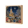 thumbnail image 2 of syligr Snowy Night Christmas Diamond Art for Adults, Vintage Christmas Pearl Art Kits, DIY Pearl Diamond Kit, Winter Bead Crafts Ornament, Xmas Party Decorations for Mantel, Unique Gift/Favors, 2 of 6