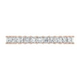 thumbnail image 3 of 1/2 Carat Natural Princess Cut Diamond Wedding Band Ring in 14K Rose Gold (Ring Size 4.25), 3 of 6