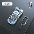 thumbnail image 3 of For BMW Key Fob Cover, Metal Car Key Fob Cover for BMW 2 5 6 7 Series X1 X2 X3 X5 X6 Key Cover with Keychain, 3 of 14