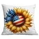 thumbnail image 2 of Funda de Almohada de Girasol Sin Núcleo, Funda de Cojín para Sofá Del Día de La Independencia, 2 of 7