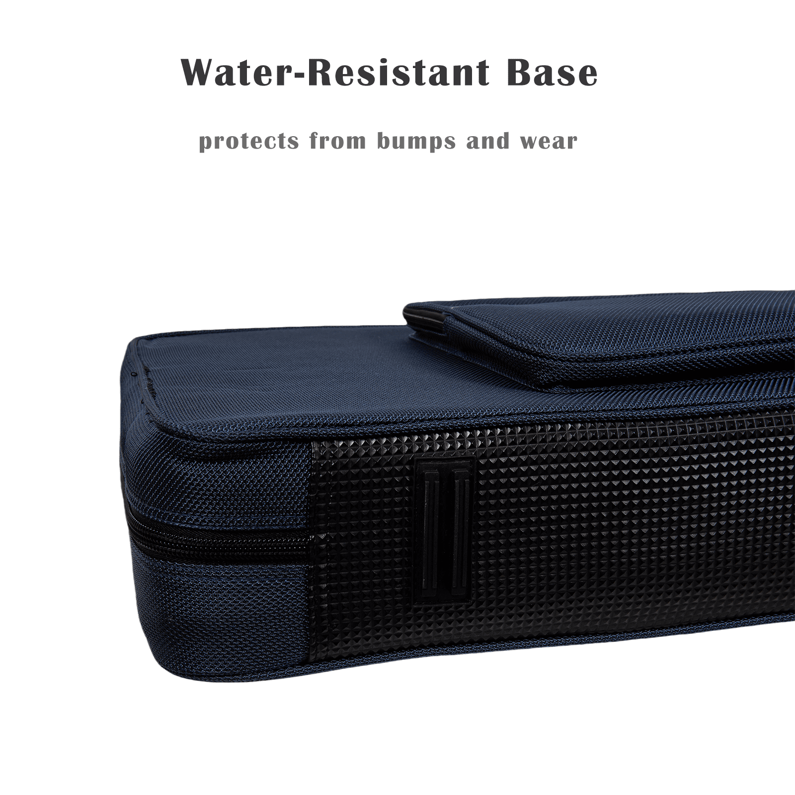 Crossrock Electric Guitar Foam Case for Strat & Tele | Lightweight Blue Gig Bag with Adjustable Padding, Plush Interior & Storage (CRP300EBL)