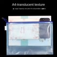 thumbnail image 4 of Bolsa de malla con cremallera para documentos, 10 piezas, impermeable, para carpetas de archivos, A4, A5, A6, útiles escolares y de oficina, 4 of 4