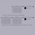 thumbnail image 5 of AGPtek 15Mx3M Linkable Fairy Curtain Lights Strings Connectable Lights 8 Lighting Modes, 5 of 6