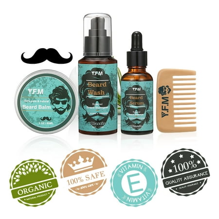 Beard Care Kit, Great for Dry or Wet Beards, Beard Kit Includes: Beard + Beard + Beard + Beard Comb, Beard Gift Set Best Gift for Men-Dad's Great (The Best Nit Treatment)