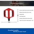 thumbnail image 2 of PENGXIANG 2pcs Metal Bike Foot Pedal Bike Foot Rest With Reflective Strip, 2 of 10