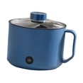 thumbnail image 4 of Olla de Cocina eléctrica Multifuncional Mini Cocina eléctrica pequeña Cocina de Fideos rápida para Dormitorios de Estudiantes Uso Personal CN 220 V Royalblue, 4 of 5