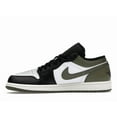 thumbnail image 2 of Jordan Men's 1 Low Black Toe Medium Olive Basketball Shoes, from StockX, 2 of 5