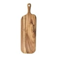 thumbnail image 3 of Tabla de cortar de madera, bandeja para servir, bloque de carnicero multifuncional para el hogar con asa 41 cm x 12 cm x 15 cm, 3 of 9