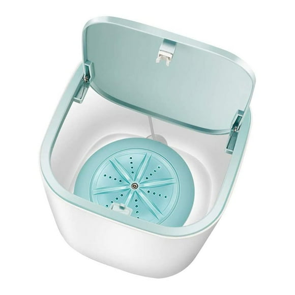 Ultrasonic Portable Mini Turbo Washing Machine With Usb Power Supply Mini Compact Lightweight Personal Washing