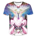 thumbnail image 1 of Camiseta con estampado 3D de Pokémon para niño y niña, ropa informal de Pikachu de dibujos animados, a la moda, de 3 a 14 años, novedad de verano qym unisex, 1 of 2
