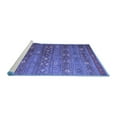 thumbnail image 2 of Ahgly Company Machine Washable Indoor Rectangle Southwestern Blue Country Area Rugs, 2' x 5', 2 of 4