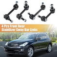 thumbnail image 2 of Unique Bargains 4 Pcs Front Rear Sway Bar Links for INFINITI G35 2003 for INFINITI G35 2004-2006 RWD ONLY Black, 2 of 7