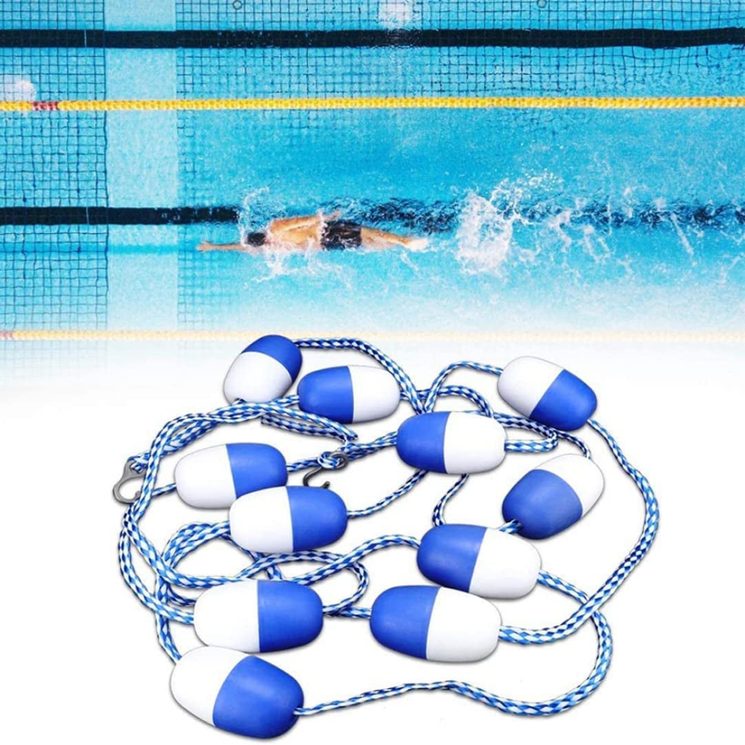 2 Pieces Safety Rope Line Float Swimming Swim Pool Lane Marker Divider A+B 
