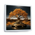 thumbnail image 2 of Designart "Expressive Bonsai Peace I" Tree Bonsai Floater Framed Canvas Art Print, 2 of 5