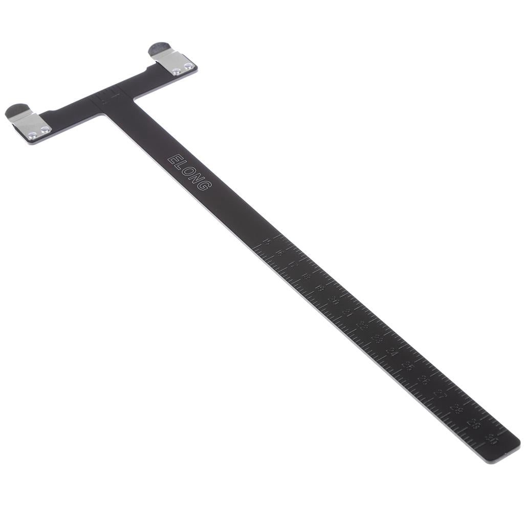 Bow Square Archery T-Shape Ruler Measurement Tools for Recurve&Compound Black
