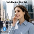 thumbnail image 5 of TOZO T6 AI Translation Wireless Earbuds - 100+ Languages, 9H/50H, Stereo Bass, AI Clear Mics, Wireless Charging Case, App-32EQ, IPX8 Waterproof, Bluetooth 5.3 in Ear Headphones Perfect for Daily Life, 5 of 9