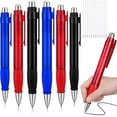 thumbnail image 1 of 6 Pcs Big Pens Jumbo Pen Bulk with Refills Extra Large Ballpoint Pens Black Ink Fat Pens Giant Pen Oversize Retractable, 1 of 5